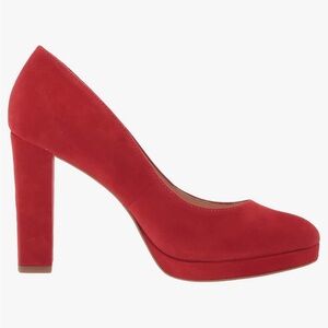 NWOT Vince Camuto Women's Halira Platform Pumps Cherry Berry Red Size 5